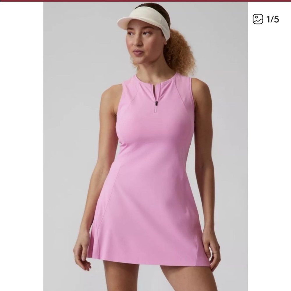 Athleta Pink Ace Tennis Dress XS